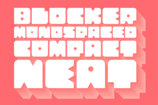 Blocker: A Bold Display Font for Digital Design