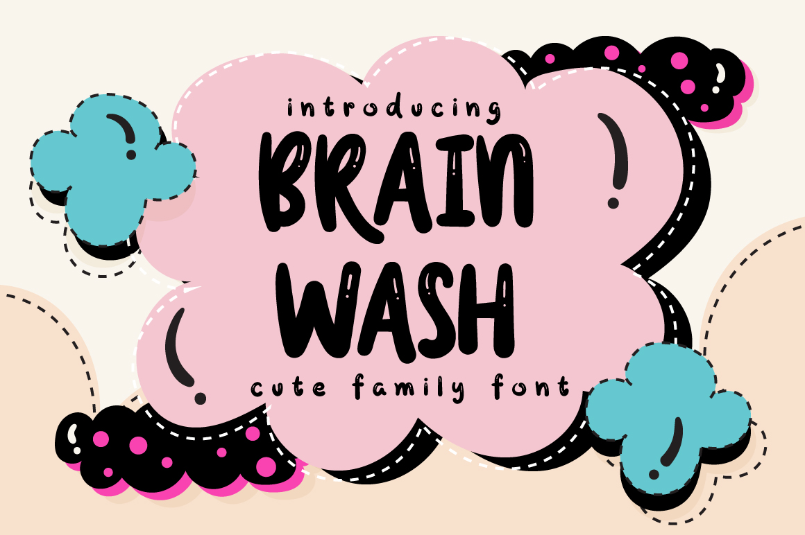 Brain Wash Display Font Review for Real Projects