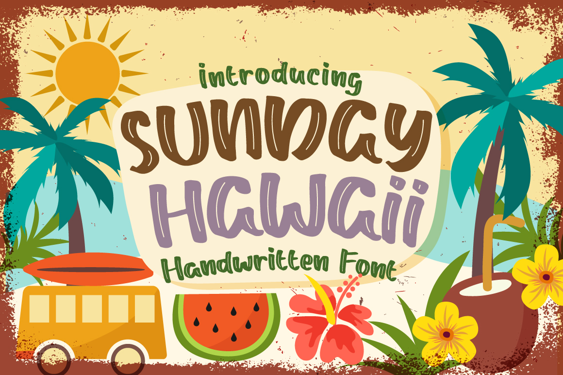 Bring Summer Vibes to Your Website with Sunday Hawaii Font
