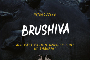 Brushiva: A Textured Display Font for Modern Web Design