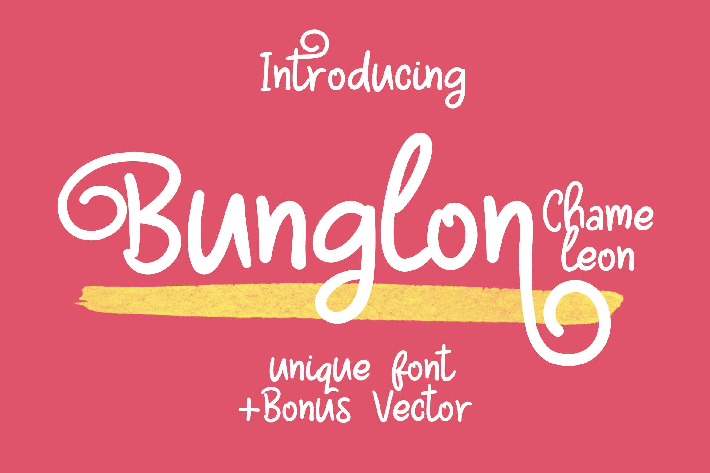 Bunglon Chameleon Font for Bold Campaign Designs