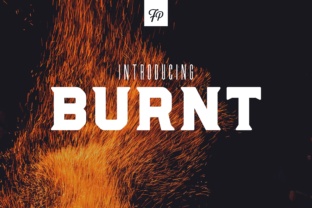 Burnt Font: A Bold Statement for Crafters and Designers