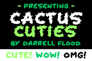 Cactus Cuties: A Bold Font for Memorable Branding