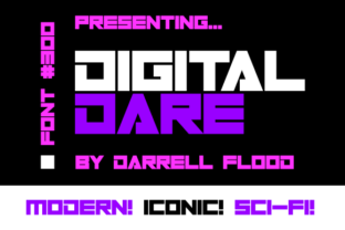 Digital Dare: A Modern Typeface for Bold Web Design