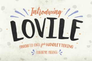Discovering Lovile: A Handcrafted Font for Creative Branding