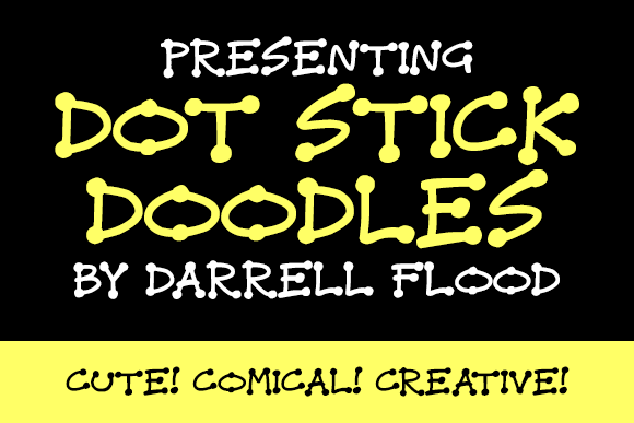 Dot Stick Doodles: A Playful Font for Editorial Design