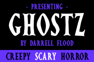 Ghostz: A Display Font for Spooky Campaigns
