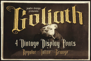 Goliath Font for Web Design: A Bold Display Typeface