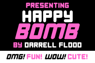 Happy Bomb Font for Modern Editorial Design