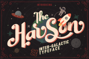 Harson Font: A Retro-Futuristic Display Typeface for Web Design