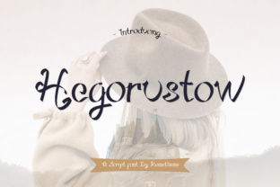 Hegorustow: A Luxurious Handwritten Font for Creative Makers