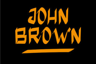 John Brown: A Hand-Drawn Font for Light-Hearted Editorial Design