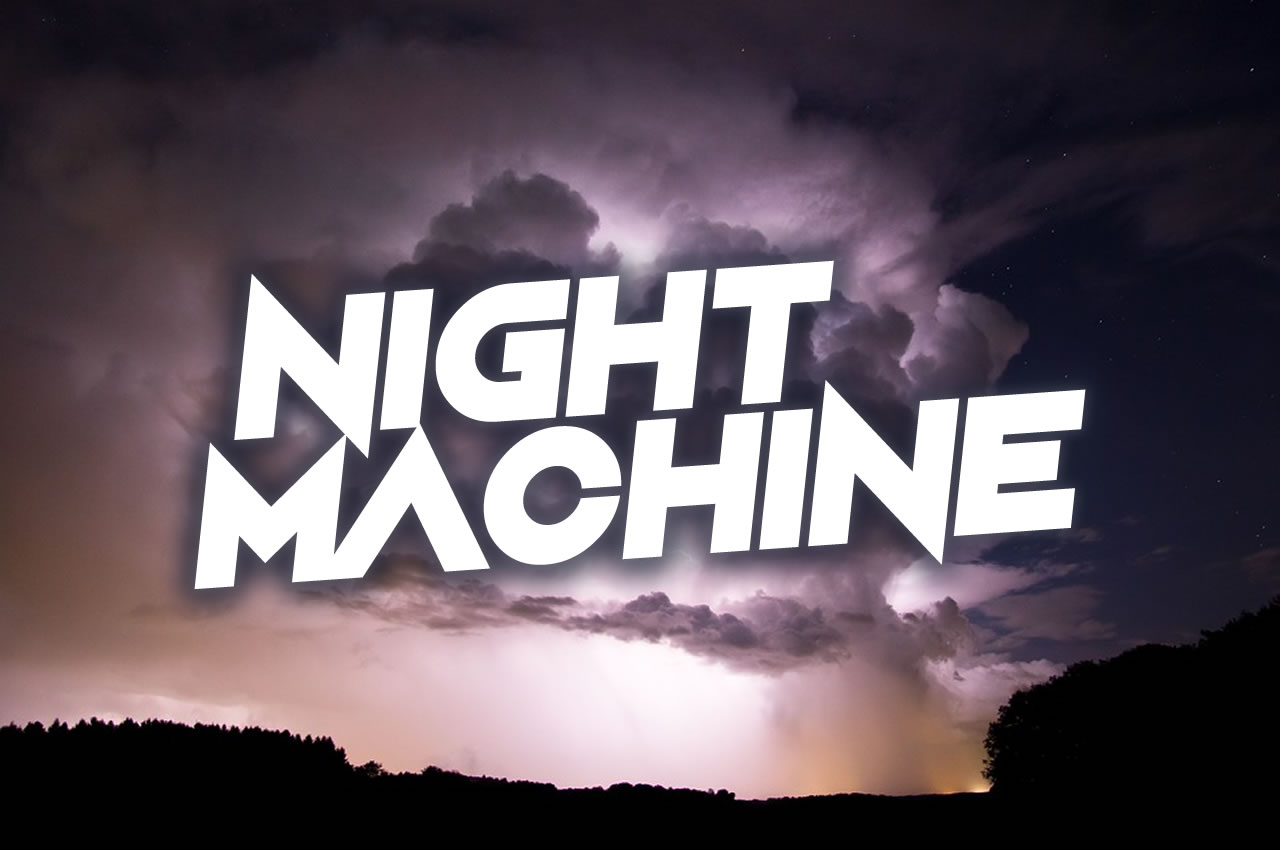 Night Machine Display Font Review