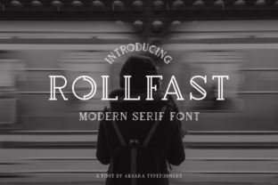 Rollfast: A Modern Serif Font for Clean Digital Design
