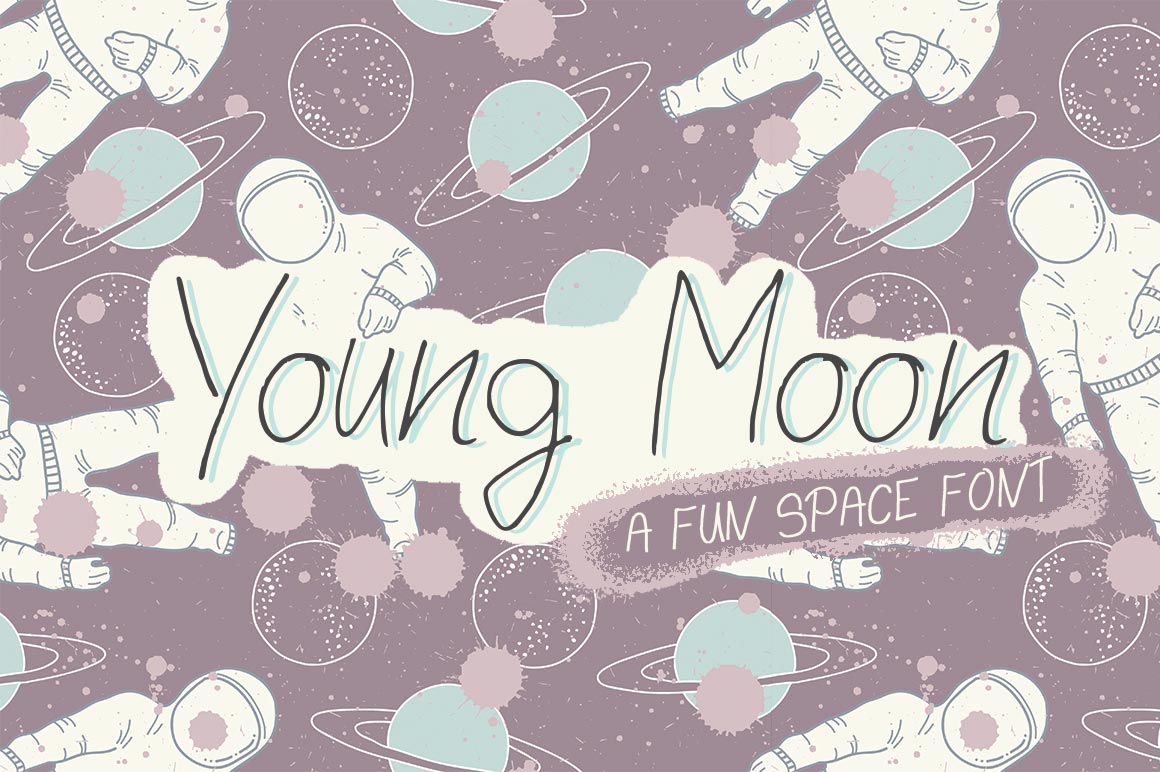 Youthful Charm with Young Moon Font
